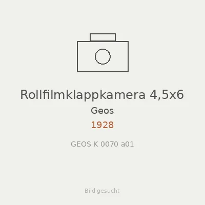 Rollfilmklappkamera 4,5x6