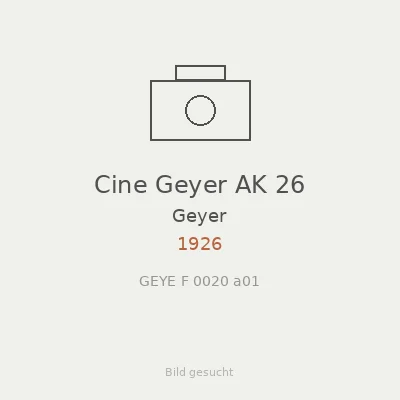 Cine Geyer AK 26