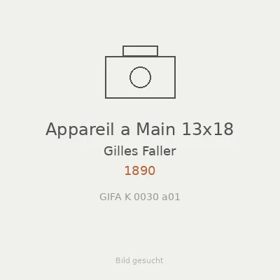 Appareil a Main 13x18