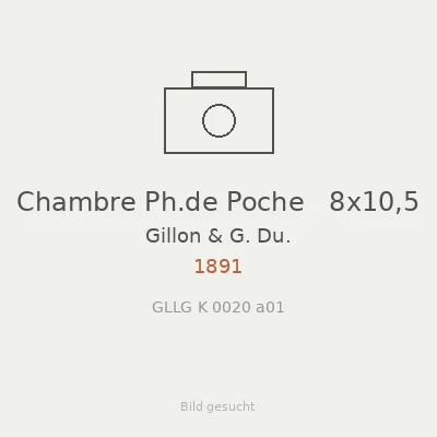 Chambre Ph.de Poche   8x10,5