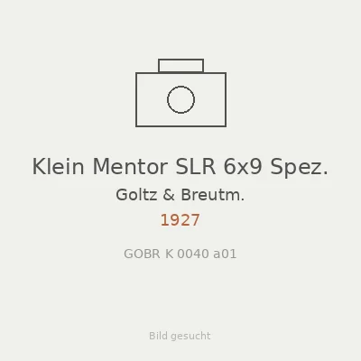 Klein Mentor SLR 6x9 Spez.