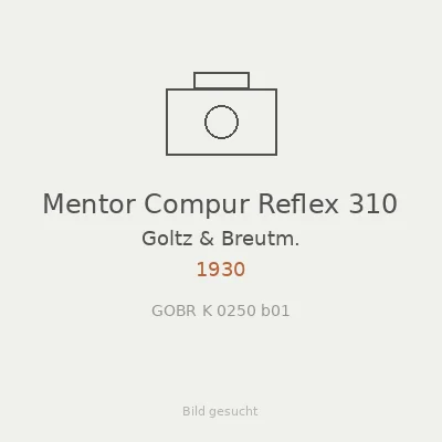 Mentor Compur Reflex 310