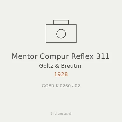 Mentor Compur Reflex 311