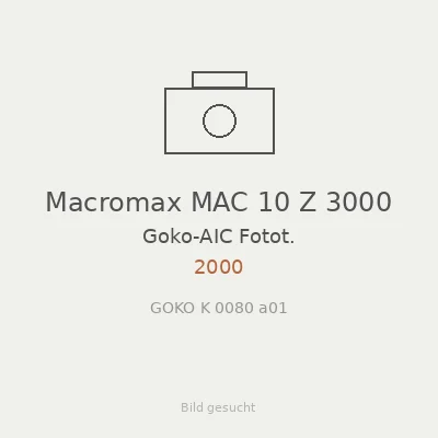 Macromax MAC 10 Z 3000