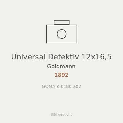Universal Detektiv 12x16,5