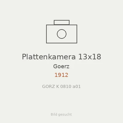Plattenkamera 13x18