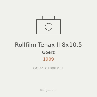 Rollfilm-Tenax II 8x10,5