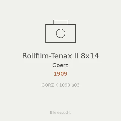 Rollfilm-Tenax II 8x14