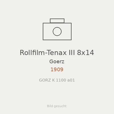 Rollfilm-Tenax III 8x14