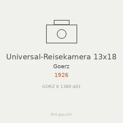 Universal-Reisekamera 13x18