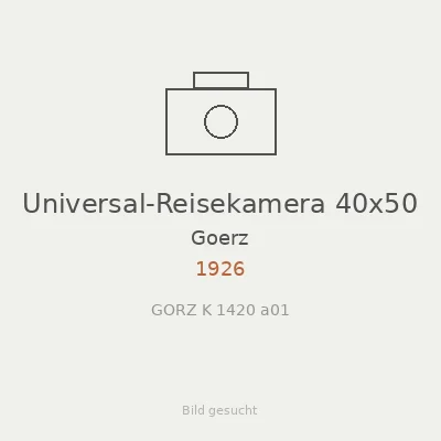 Universal-Reisekamera 40x50