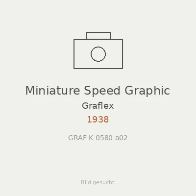 Miniature Speed Graphic