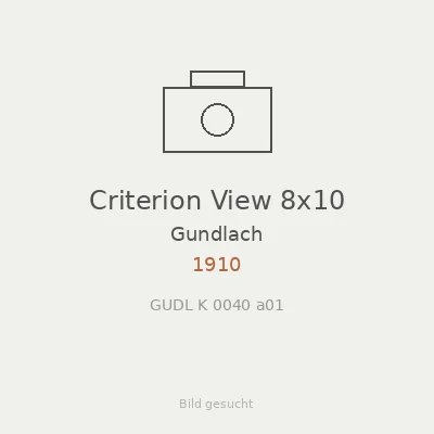Criterion View 8x10