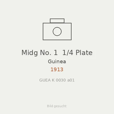 Midg No. 1  1/4 Plate