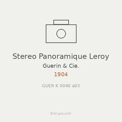 Stereo Panoramique Leroy