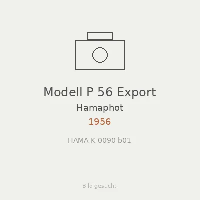 Modell P 56 Export