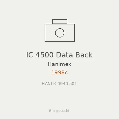 IC 4500 Data Back