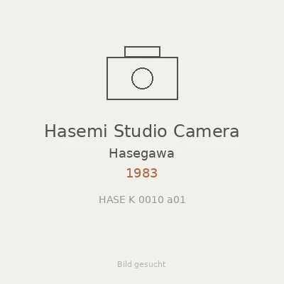 Hasemi Studio Camera