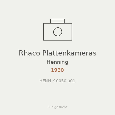 Rhaco Plattenkameras