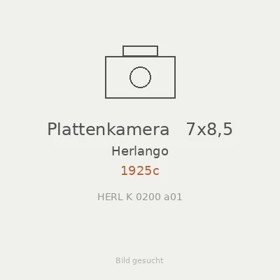 Plattenkamera   7x8,5