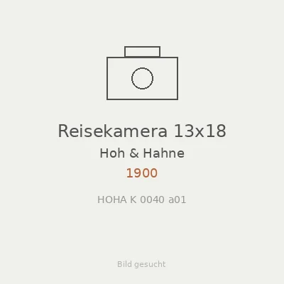 Reisekamera 13x18