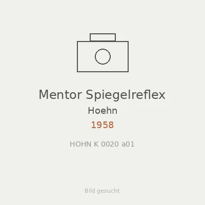 Mentor Spiegelreflex