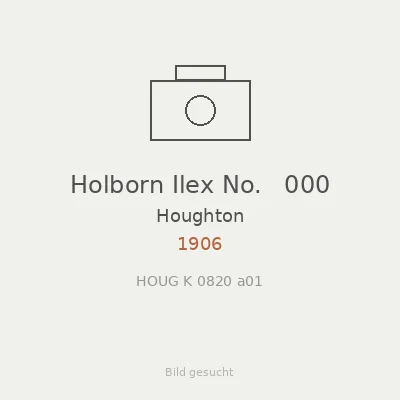 Holborn Ilex No.   000