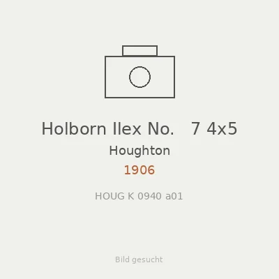 Holborn Ilex No.   7 4x5