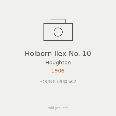 Holborn Ilex No. 10