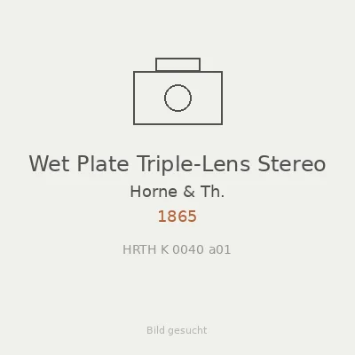 Wet Plate Triple-Lens Stereo