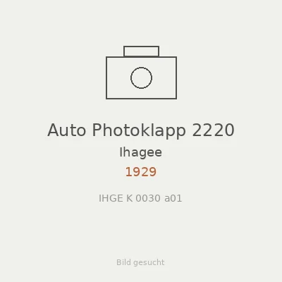 Auto Photoklapp 2220