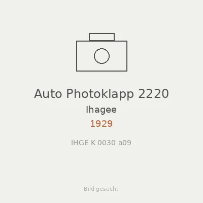 Auto Photoklapp 2220