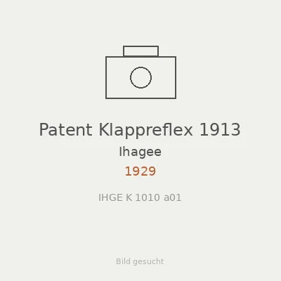 Patent Klappreflex 1913
