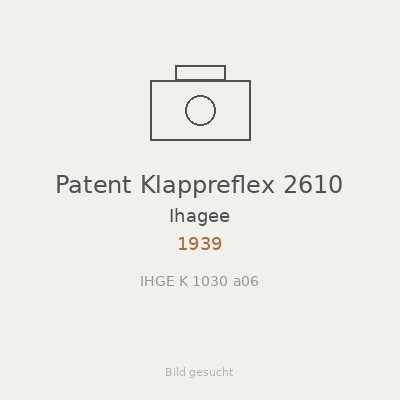 Patent Klappreflex 2610