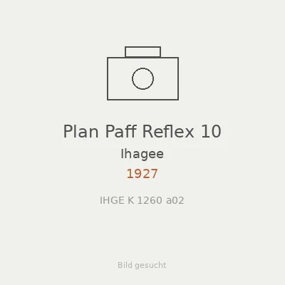 Plan Paff Reflex 10
