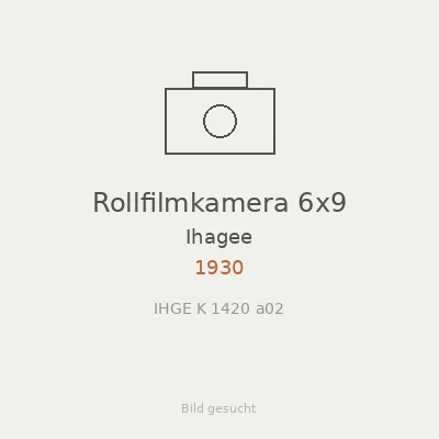 Rollfilmkamera 6x9