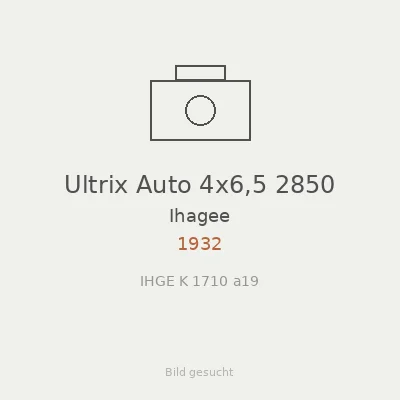 Ultrix Auto 4x6,5 2850