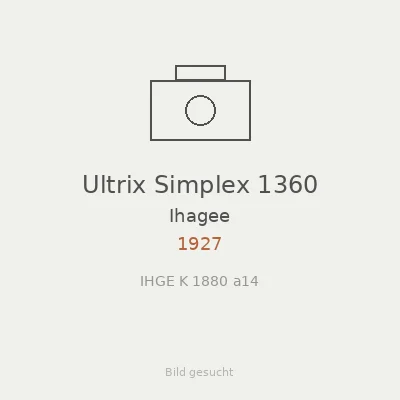 Ultrix Simplex 1360