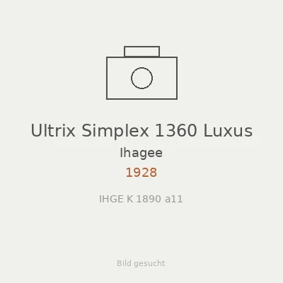 Ultrix Simplex 1360 Luxus