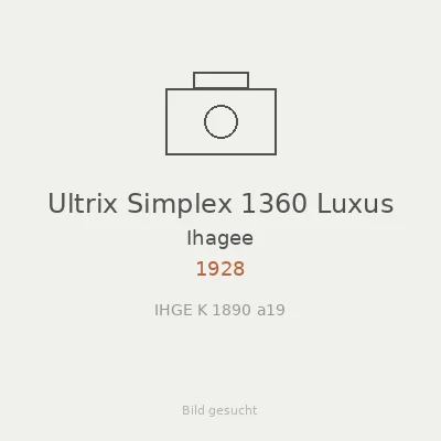 Ultrix Simplex 1360 Luxus