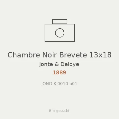 Chambre Noir Brevete 13x18