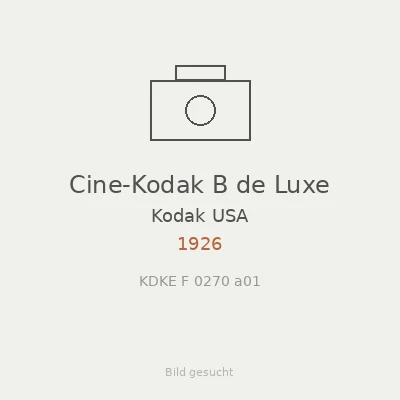 Cine-Kodak B de Luxe