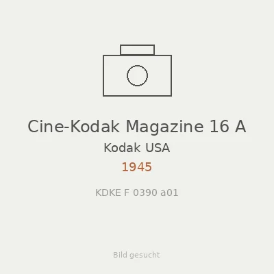Cine-Kodak Magazine 16 A