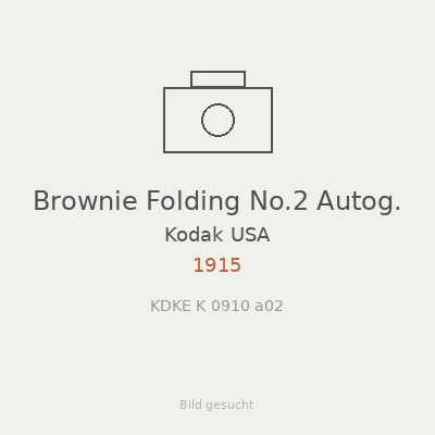 Brownie Folding No.2 Autog.