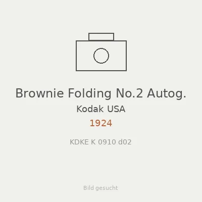 Brownie Folding No.2 Autog.