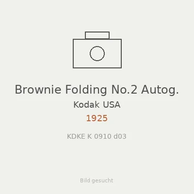 Brownie Folding No.2 Autog.