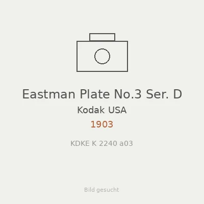 Eastman Plate No.3 Ser. D