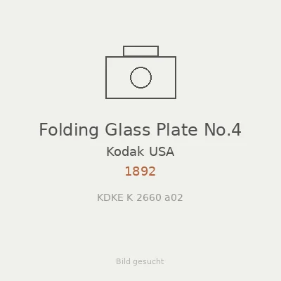 Folding Glass Plate No.4