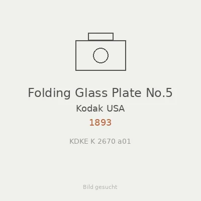 Folding Glass Plate No.5