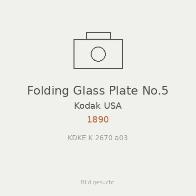 Folding Glass Plate No.5